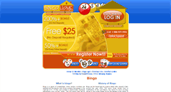 Desktop Screenshot of bingohome.com